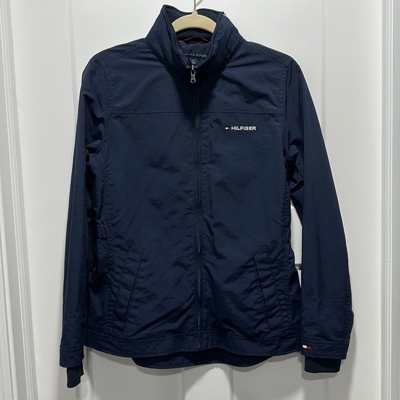 TOMMY HILFIGER Navy Blue Coat - Small - Picture 1 of 12